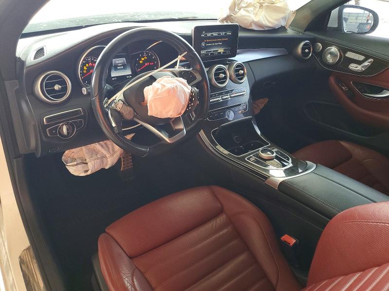 52155526 :رقم المزاد ، WDDWJ4JBXHF389971 vin ، 2017 Mercedes-benz C مزاد بيع