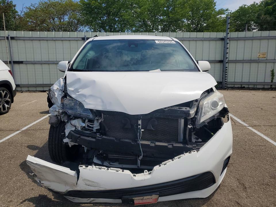 52345206 :رقم المزاد ، 5TDKZ3DC3LS023309 vin ، 2020 Toyota Sienna مزاد بيع