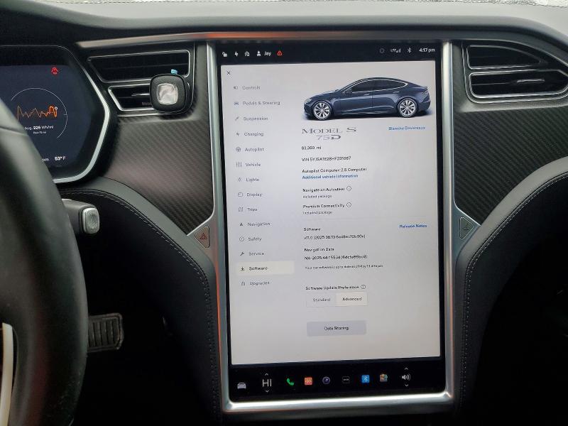 2017 Tesla Model 3 მანქანა იყიდება აუქციონზე, vin: 5YJSA1E28HF231067, აუქციონის ნომერი: 53612006