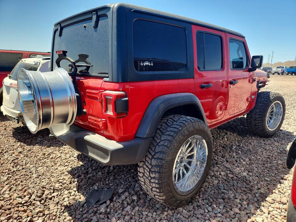 2018 Jeep Wrangler Unlimited მანქანა იყიდება აუქციონზე, vin: 1C4HJXDG5JW201097, აუქციონის ნომერი: 46389196