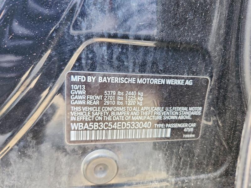 Продаж на аукціоні авто 2014 Bmw 535, vin: WBA5B3C54ED533040, номер лоту: 52032256