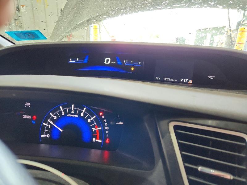52807866 :رقم المزاد ، 19XFB2F85DE073732 vin ، 2013 Honda Civic مزاد بيع