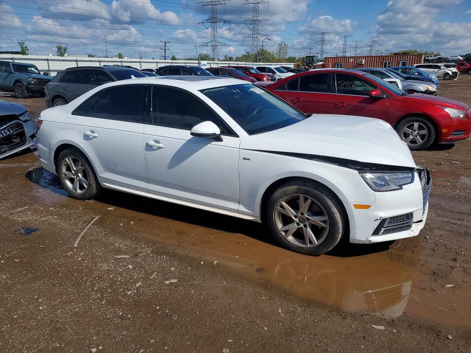 2018 Audi A4 მანქანა იყიდება აუქციონზე, vin: WAUKMAF47JN020065, აუქციონის ნომერი: 41630366