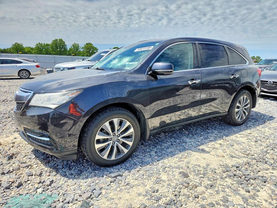 2016 Acura Mdx მანქანა იყიდება აუქციონზე, vin: 5FRYD4H66GB023963, აუქციონის ნომერი: 53815186
