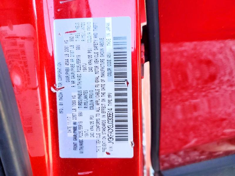 51534656 :رقم المزاد ، JM3KFACM3J0305514 vin ، 2018 Mazda Cx-5 مزاد بيع
