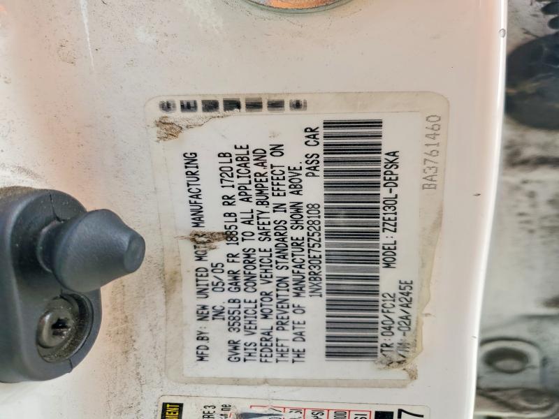 Aukcja sprzedaży 2005 Toyota Corolla, vin: 1NXBR30E75Z528108, numer aukcji: 52969606