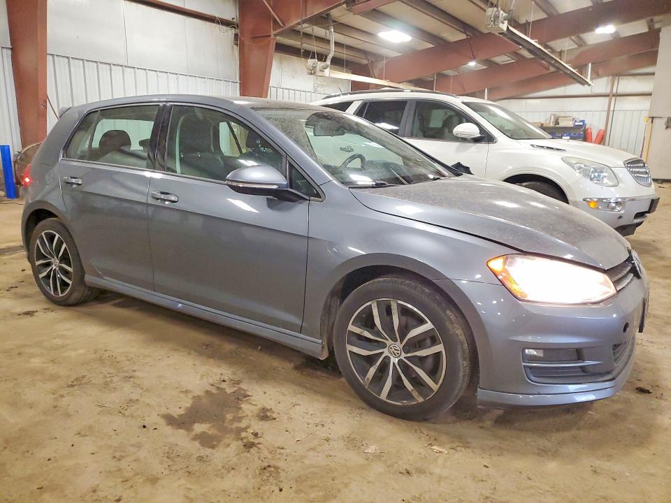 52262396 :رقم المزاد ، 3VW217AU9FM007998 vin ، 2015 Volkswagen Golf مزاد بيع