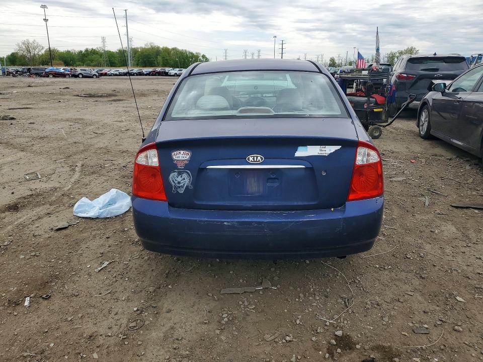 Продаж на аукціоні авто 2005 Kia Spectra, vin: KNAFE121355148304, номер лоту: 53740926