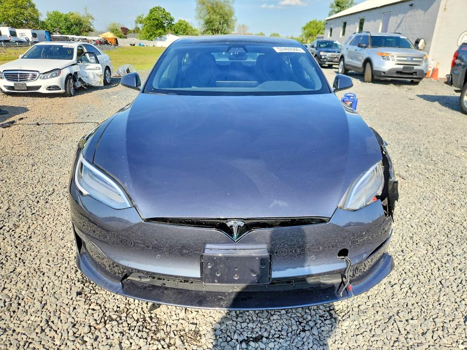 2021 Tesla Model S მანქანა იყიდება აუქციონზე, vin: 5YJSA1E55MF442103, აუქციონის ნომერი: 52469566