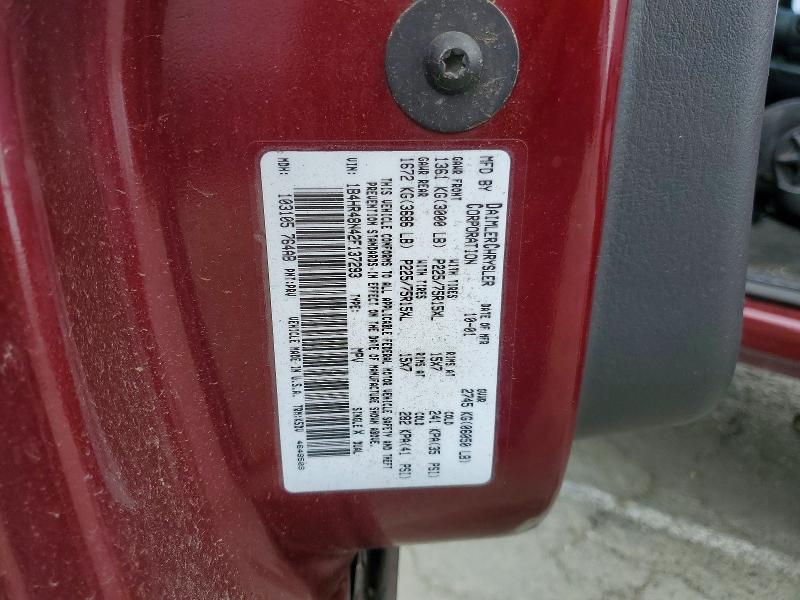 48623656 :رقم المزاد ، 1B4HR48N42F137293 vin ، 2002 Dodge Durango مزاد بيع