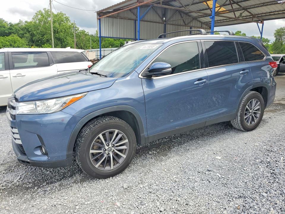 2019 Toyota Highlander მანქანა იყიდება აუქციონზე, vin: 5TDKZRFH9KS326864, აუქციონის ნომერი: 55229346