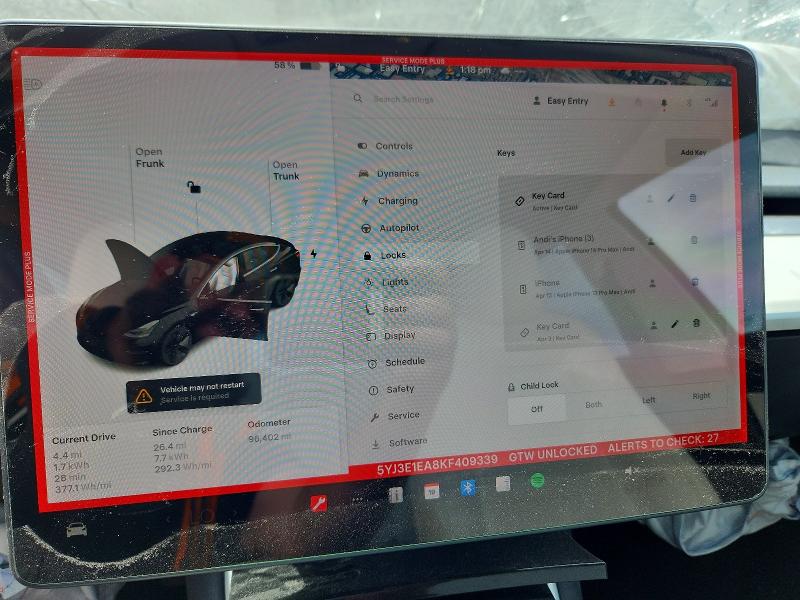 51351486 :رقم المزاد ، 5YJ3E1EA8KF409339 vin ، 2019 Tesla Model 3 مزاد بيع