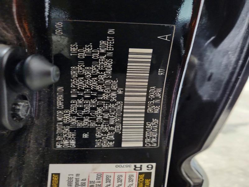 53796846 :رقم المزاد ، JTEBU17R770108628 vin ، 2007 Toyota 4runner مزاد بيع