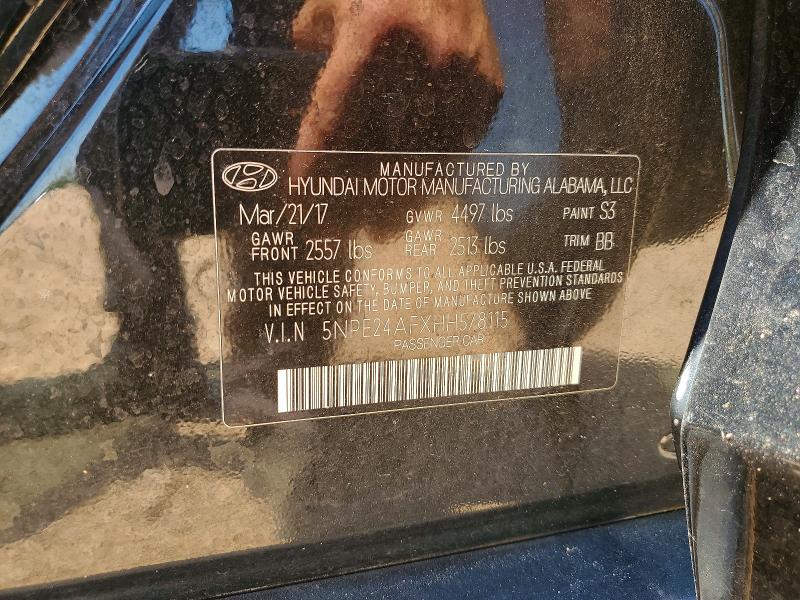 Продажа на аукционе авто 2017 Hyundai Sonata, vin: 5NPE24AFXHH578115, номер лота: 52326546
