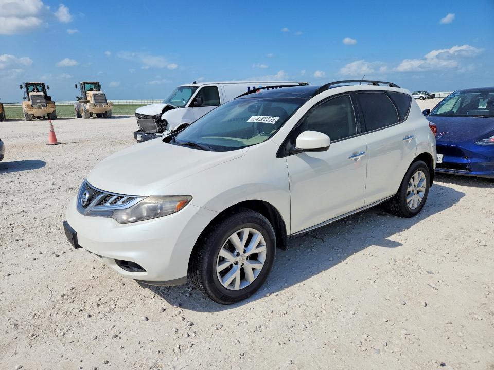 54200556 :رقم المزاد ، JN8AZ1MU7EW422353 vin ، 2014 Nissan Murano مزاد بيع