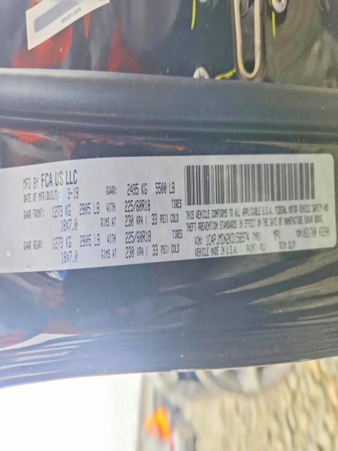 52594686 :رقم المزاد ، 1C4PJMDN2KD158974 vin ، 2019 Jeep Cherokee مزاد بيع