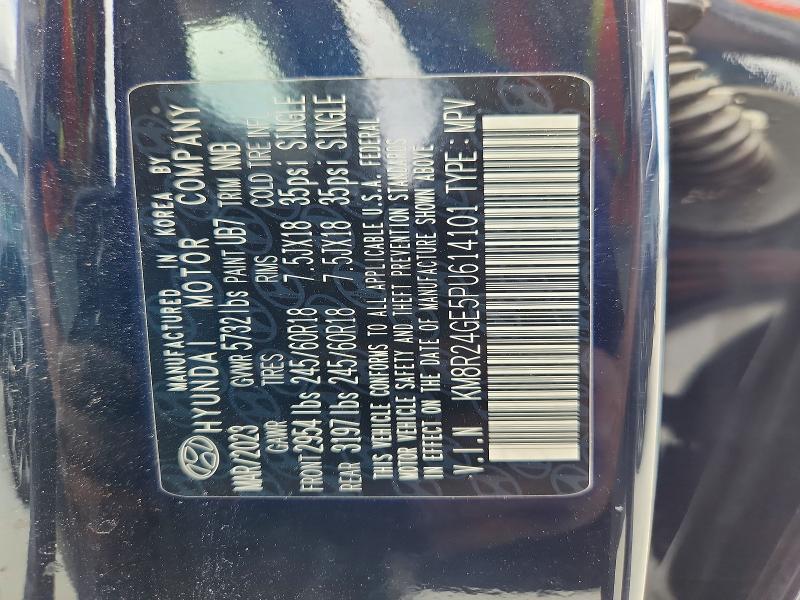 55006456 :رقم المزاد ، KM8R24GE5PU614101 vin ، 2023 Hyundai Palisade مزاد بيع