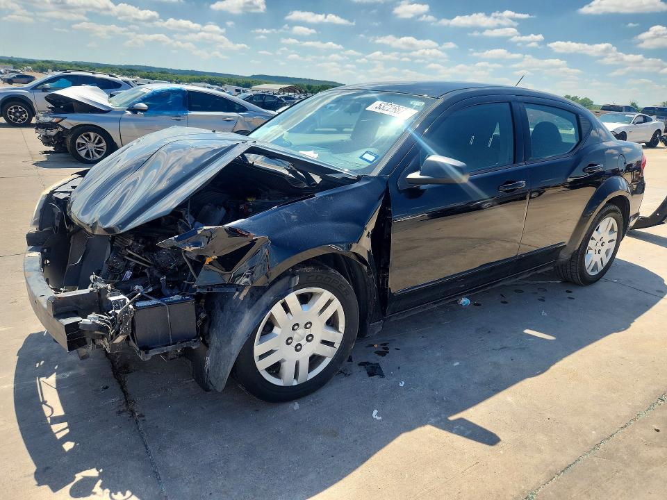 53226676 :رقم المزاد ، 1C3CDZAB1CN322700 vin ، 2012 Dodge Avenger مزاد بيع