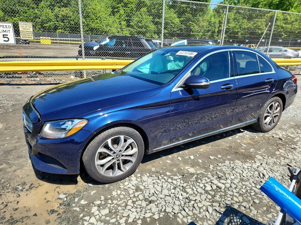 53310106 :رقم المزاد ، WDDWF4KB5HR291431 vin ، 2017 Mercedes-benz C مزاد بيع