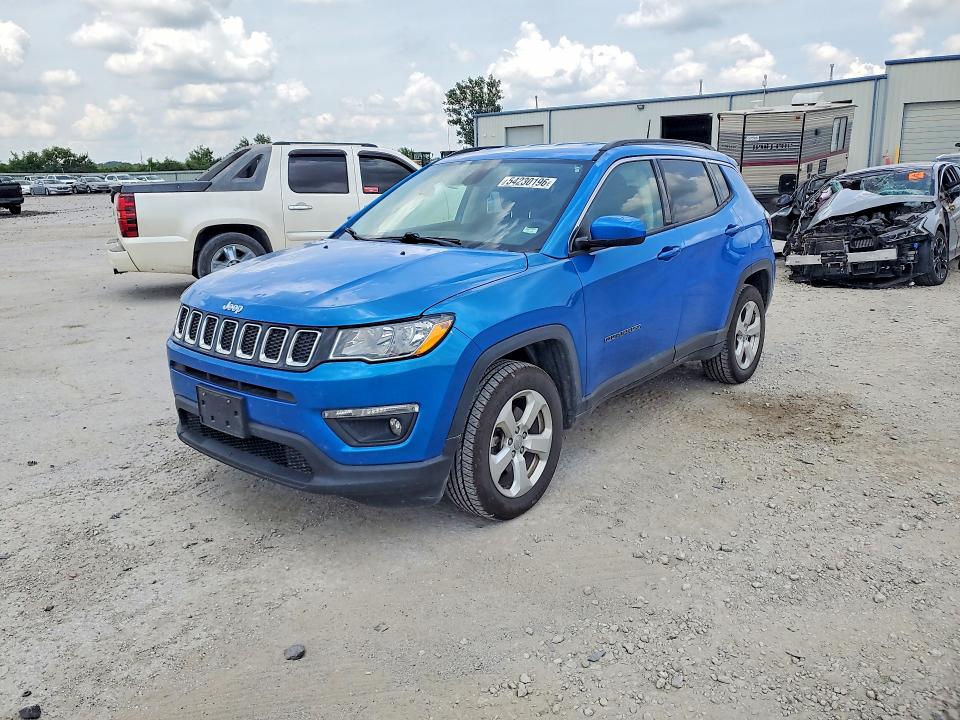 2018 Jeep Compass მანქანა იყიდება აუქციონზე, vin: 3C4NJDBB0JT223555, აუქციონის ნომერი: 54230196