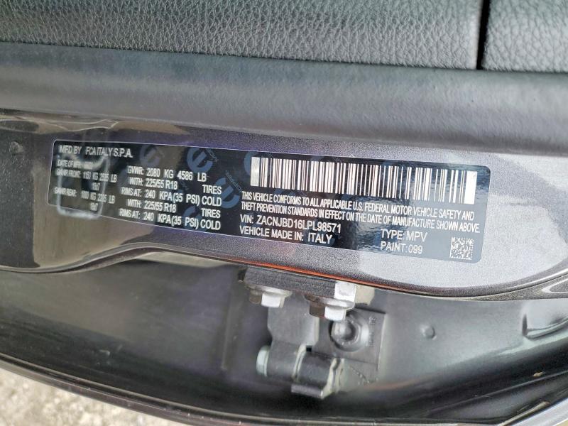 Продажа на аукционе авто 2020 Jeep Renegade, vin: ZACNJBD16LPL98571, номер лота: 53757166