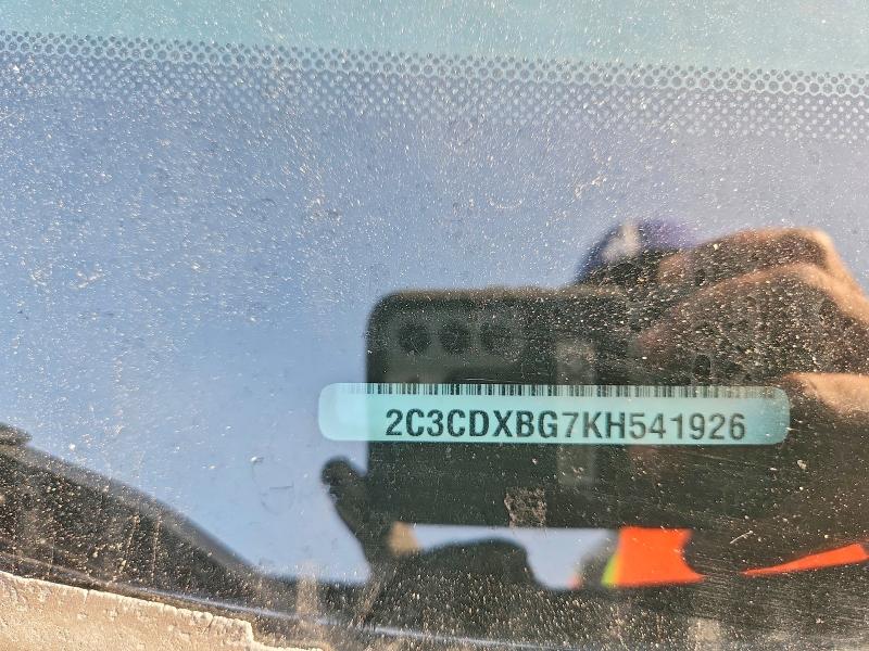 2019 Dodge Charger მანქანა იყიდება აუქციონზე, vin: 2C3CDXBG7KH541926, აუქციონის ნომერი: 51846426