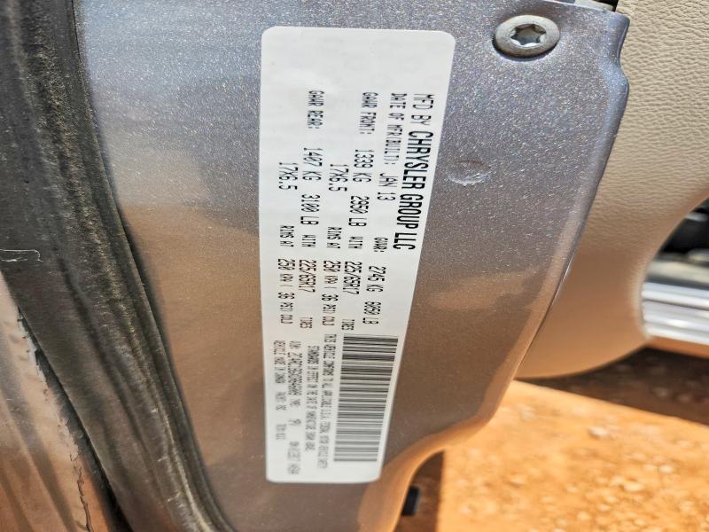 54409906 :رقم المزاد ، 2C4RC1BGXDR646009 vin ، 2013 Chrysler Town & Country مزاد بيع
