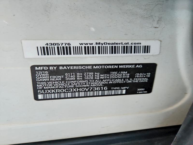 Продажа на аукционе авто 2017 Bmw X5, vin: 5UXKR0C3XH0V73616, номер лота: 52385756