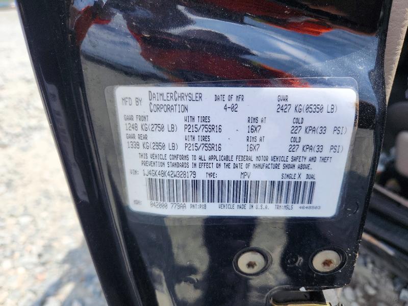 2002 Jeep Liberty მანქანა იყიდება აუქციონზე, vin: 1J4GK48K42W328179, აუქციონის ნომერი: 54712966