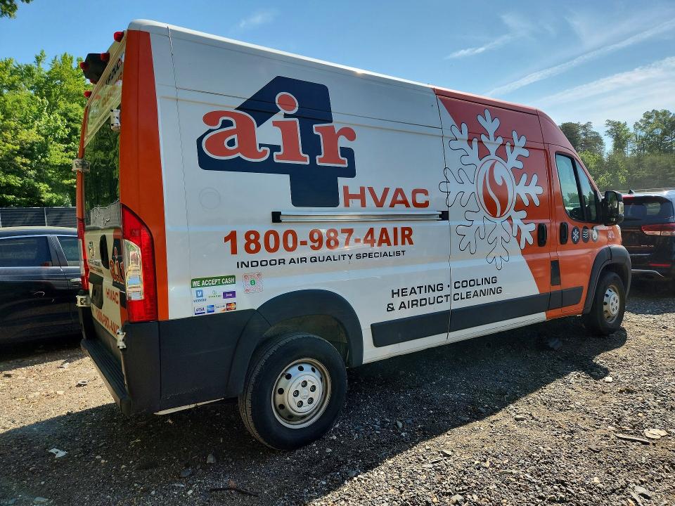 53793436 :رقم المزاد ، 3C6LRVDG9ME530902 vin ، 2021 Ram Promaster 2500 مزاد بيع