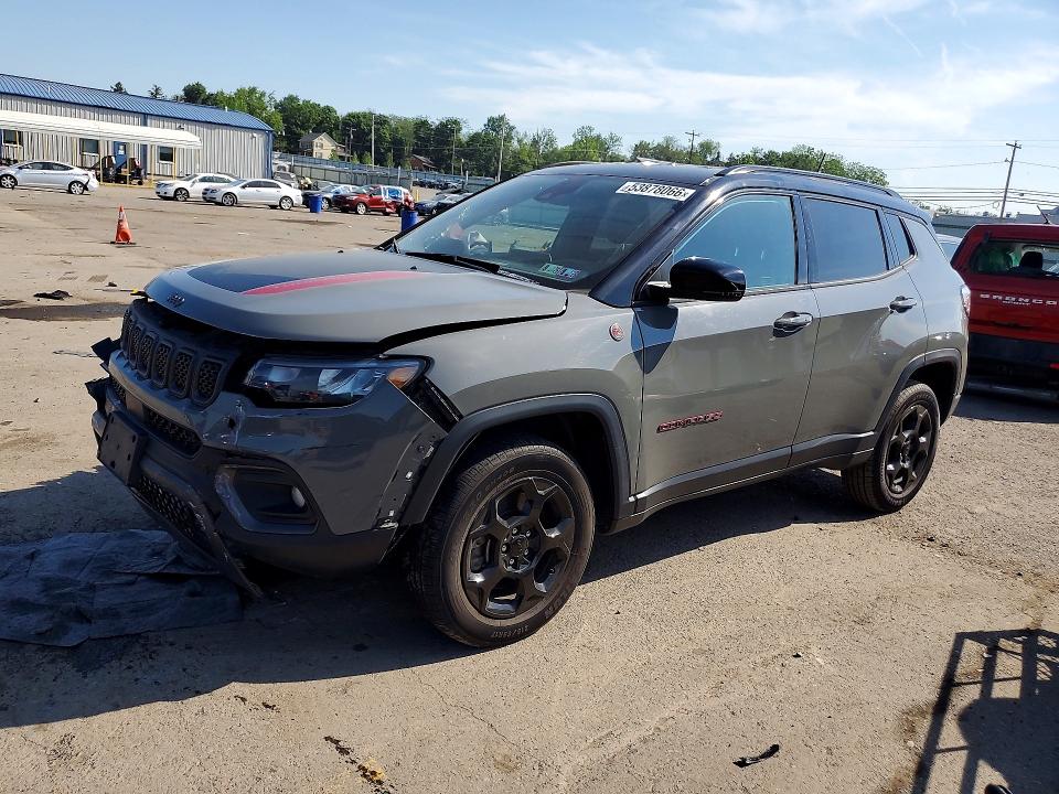 53878066 :رقم المزاد ، 3C4NJDDNXPT527881 vin ، 2023 Jeep Compass مزاد بيع