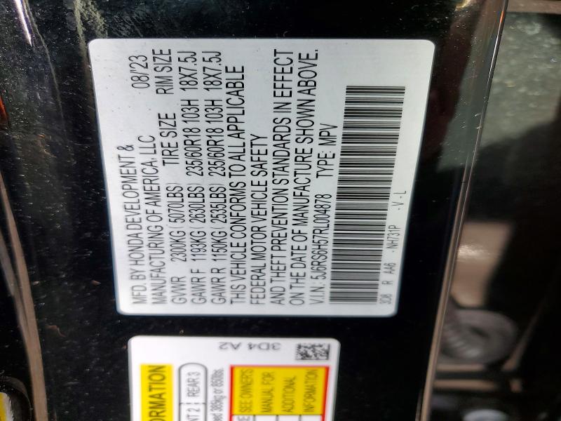Продаж на аукціоні авто 2024 Honda Cr-v, vin: 5J6RS6H57RL004878, номер лоту: 54426996