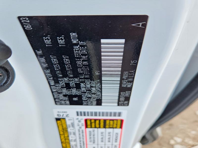 54610316 :رقم المزاد ، 5TDJSKFC4PS094774 vin ، 2023 Toyota Sienna مزاد بيع