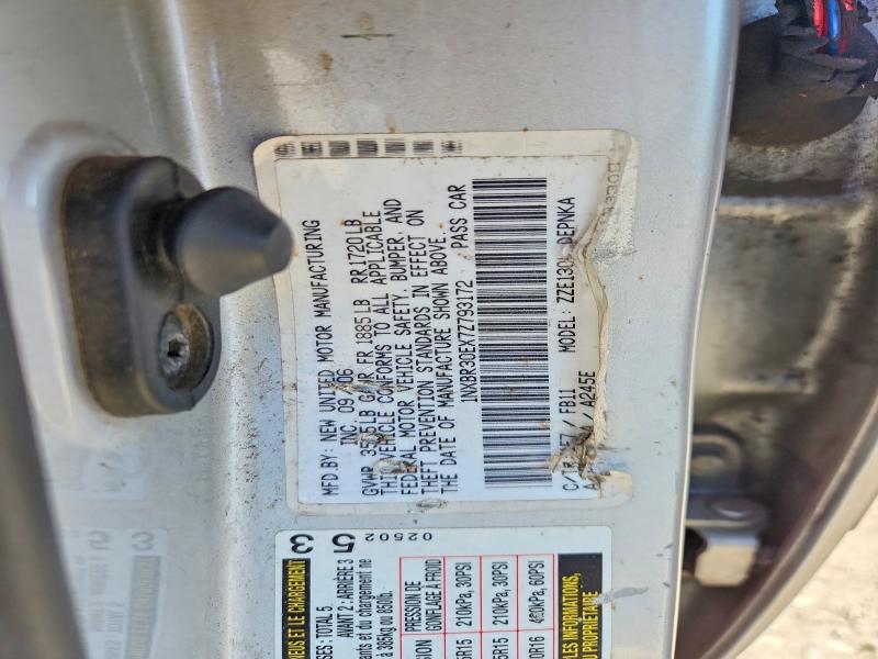 2007 Toyota Corolla მანქანა იყიდება აუქციონზე, vin: 1NXBR30EX7Z793172, აუქციონის ნომერი: 55446506