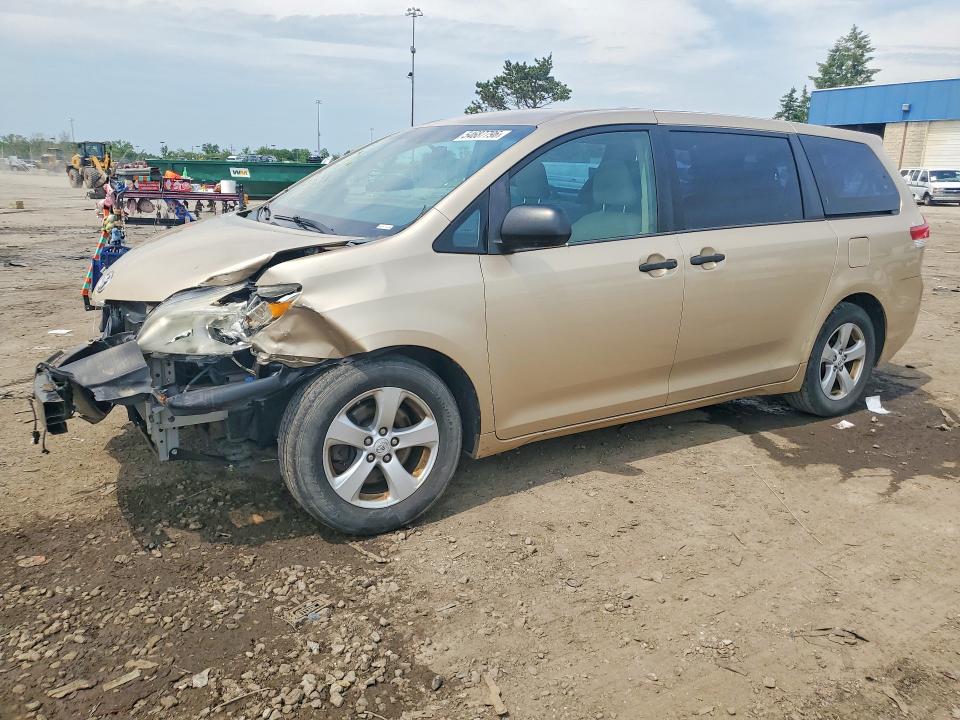 2013 Toyota Sienna მანქანა იყიდება აუქციონზე, vin: 5TDZK3DC7DS287721, აუქციონის ნომერი: 54687796