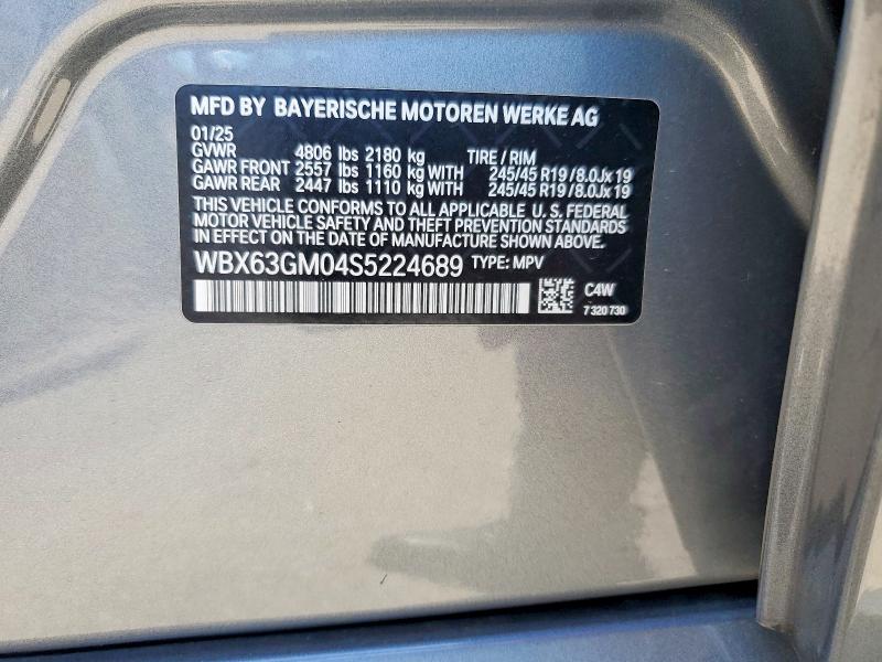 Продаж на аукціоні авто 2025 Bmw X2, vin: WBX63GM04S5224689, номер лоту: 55067246