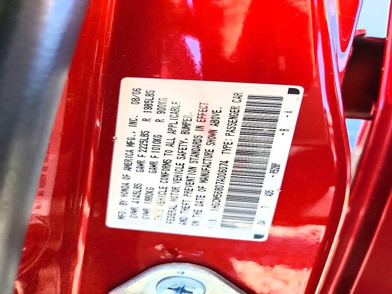 55099316 :رقم المزاد ، 1HGCM56807A006074 vin ، 2007 Honda Accord مزاد بيع