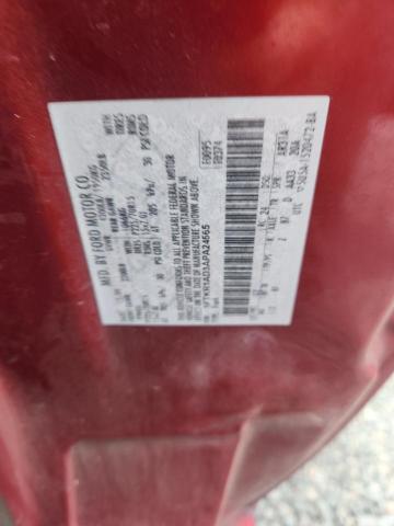 52034176 :رقم المزاد ، 1FTKR1AD3APA24565 vin ، 2010 Ford Ranger مزاد بيع
