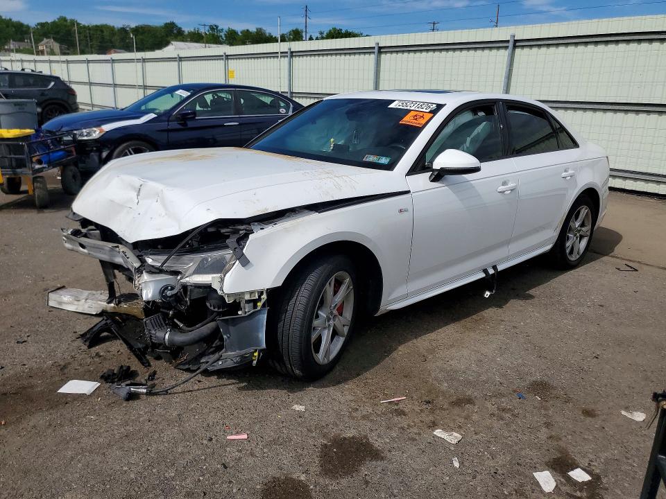 55231826 :رقم المزاد ، WAUDNAF40JN010015 vin ، 2018 Audi A4 مزاد بيع