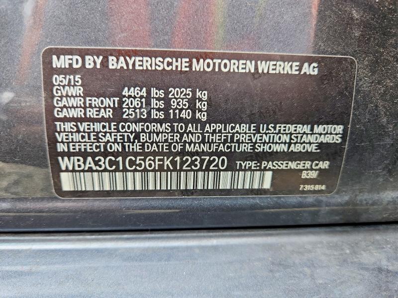 Продаж на аукціоні авто 2015 Bmw 328, vin: WBA3C1C56FK123720, номер лоту: 55199896