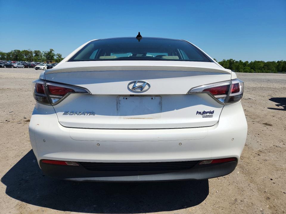 2016 Hyundai Sonata Hybrid მანქანა იყიდება აუქციონზე, vin: KMHE34L15GA015795, აუქციონის ნომერი: 52445556
