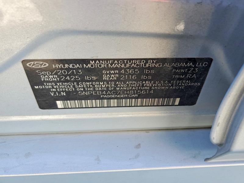 Продаж на аукціоні авто 2014 Hyundai Sonata, vin: 5NPEB4AC7EH815614, номер лоту: 55143136