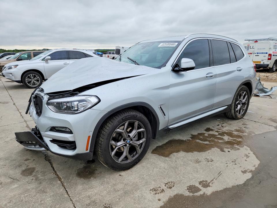 Продаж на аукціоні авто 2021 Bmw X3, vin: 5UXTY3C06M9G76989, номер лоту: 52538566