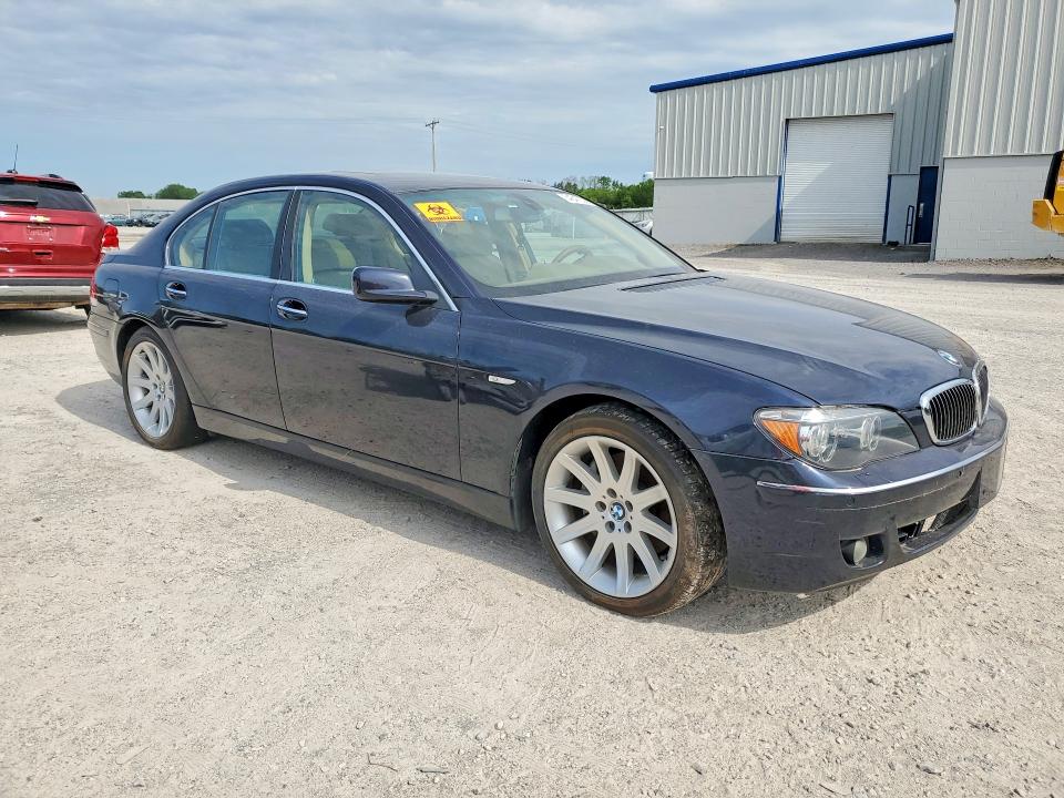 2006 Bmw 750 მანქანა იყიდება აუქციონზე, vin: WBAHL83576DT02058, აუქციონის ნომერი: 54547236