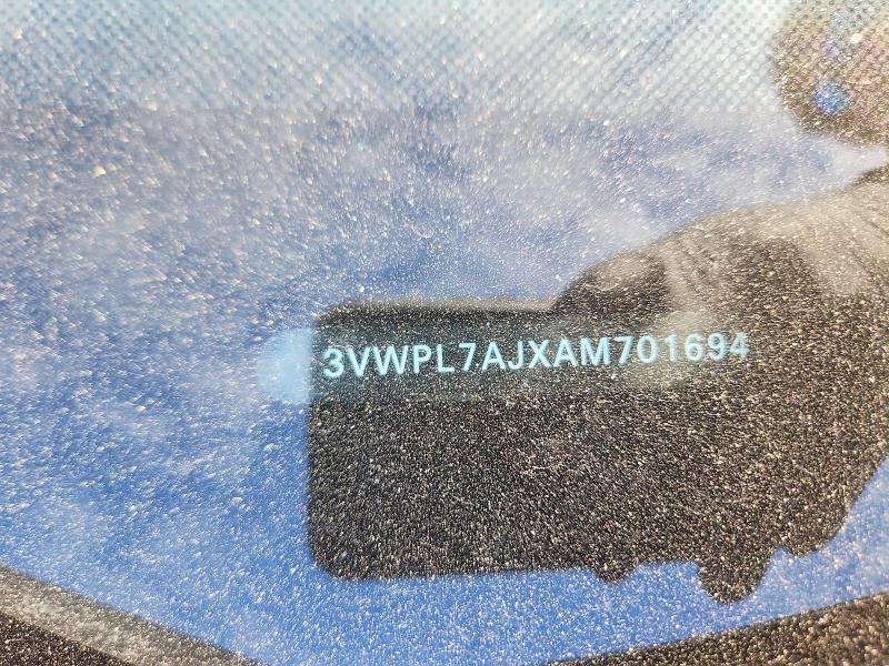 2010 Volkswagen Jetta მანქანა იყიდება აუქციონზე, vin: 3VWPL7AJXAM701694, აუქციონის ნომერი: 53419456