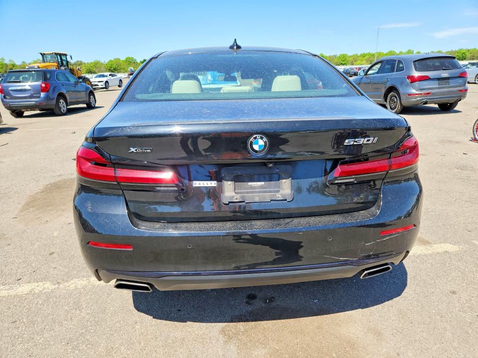 2022 Bmw 530 მანქანა იყიდება აუქციონზე, vin: WBA13BJ04NCJ03673, აუქციონის ნომერი: 54445506