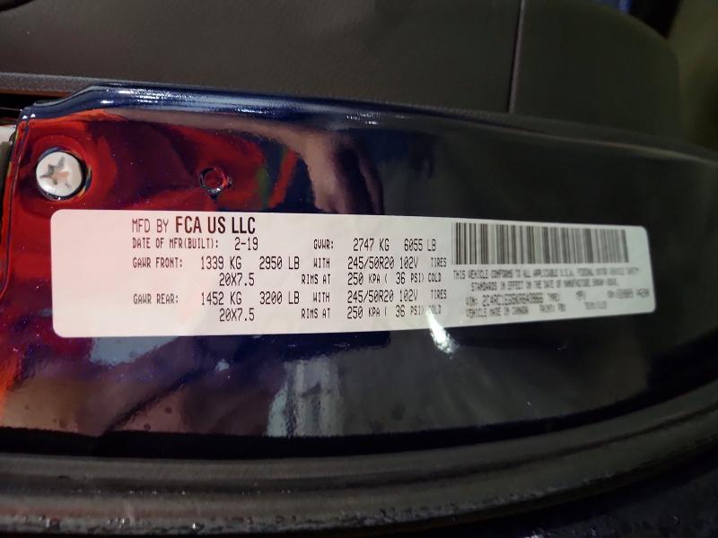 Продаж на аукціоні авто 2019 Chrysler Pacifica, vin: 2C4RC1EG5KR643866, номер лоту: 54010626