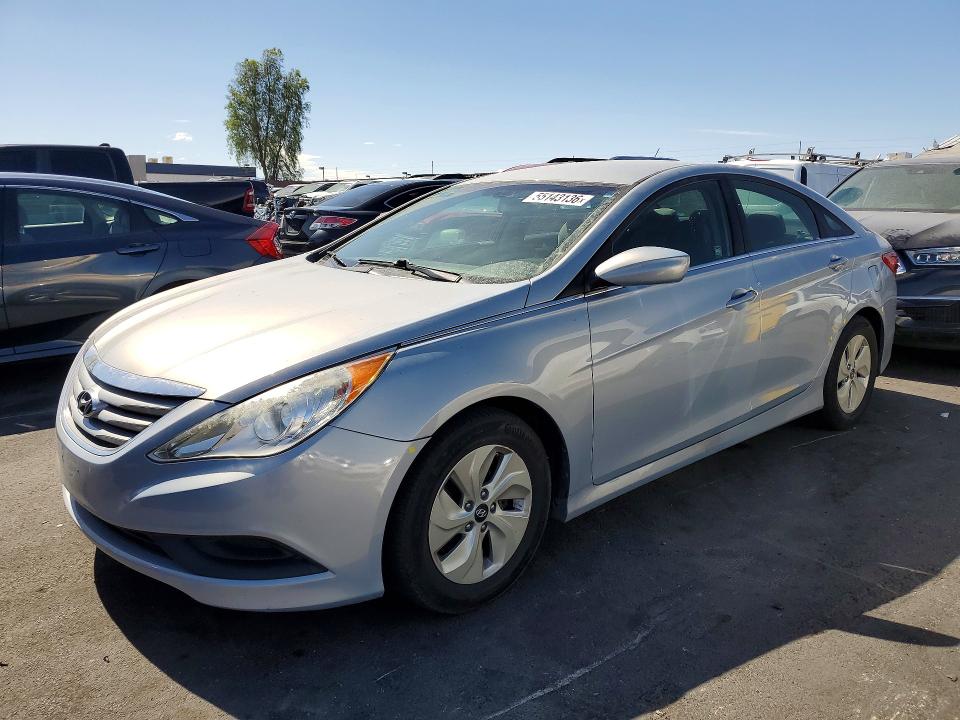 Auction sale of the 2014 Hyundai Sonata, vin: 5NPEB4AC7EH815614, lot number: 55143136