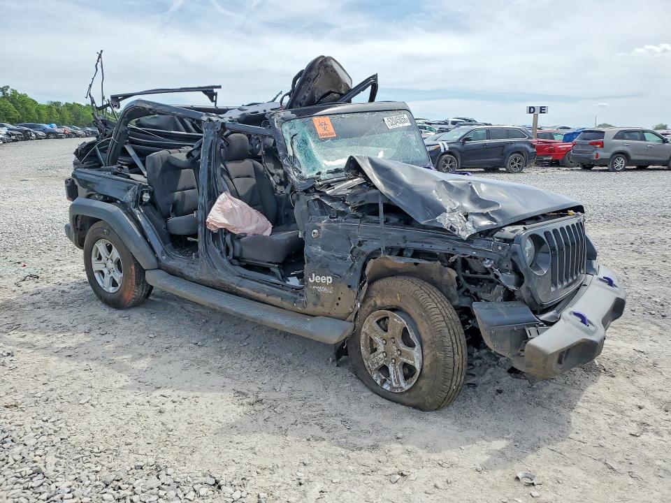2020 Jeep Wrangler Unlimited მანქანა იყიდება აუქციონზე, vin: 1C4HJXDGXLW222336, აუქციონის ნომერი: 52045056