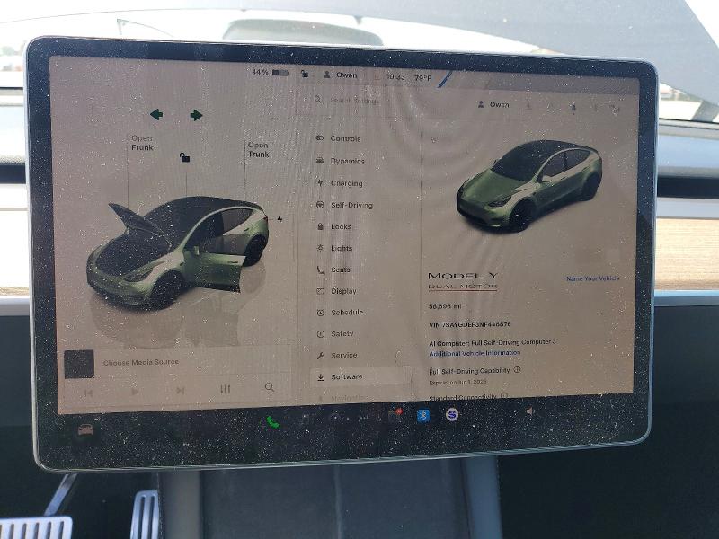 Продаж на аукціоні авто 2022 Tesla Model Y, vin: 7SAYGDEF3NF448876, номер лоту: 52701126